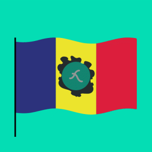Andorra flag Lottie JSON animation
