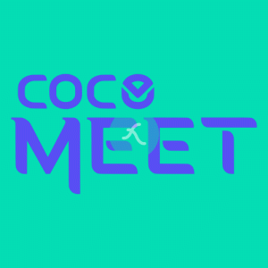 Coco meet logo Lottie JSON animation